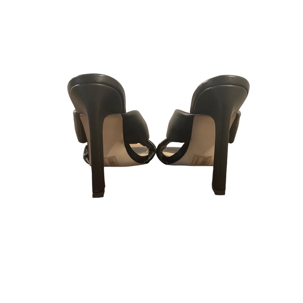 Azalea Wang Black Open Square Toe - Size 9 - image 5